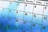 A Calendar schedule 